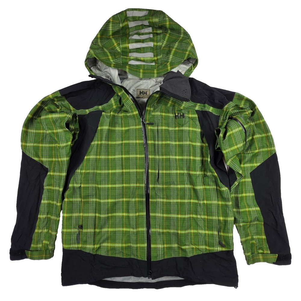Helly Hansen Charger 61066 Ski Snowboard Jacket Plaid Unisex XL